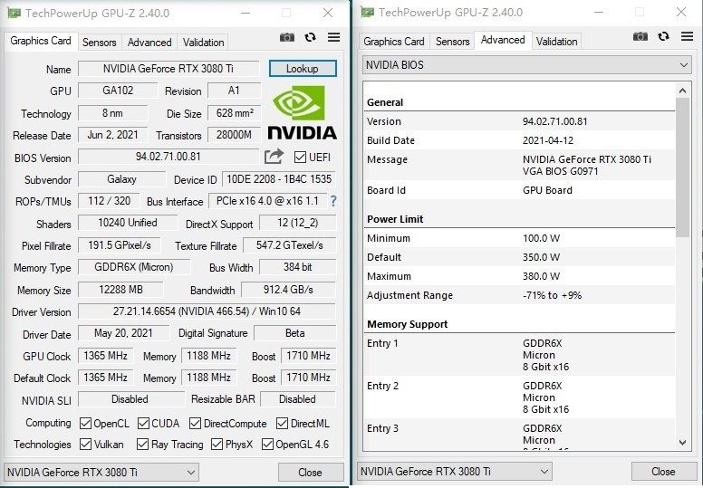影馳RTX 3080Ti 星曜 OC顯卡全方位評(píng)測(cè)