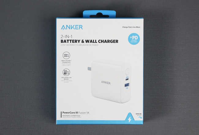 充電器與充電寶相結(jié)合 AnkerPowerCoreFusion5000PD評測