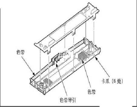EPSON愛普生打印機(jī)怎么安裝色帶?