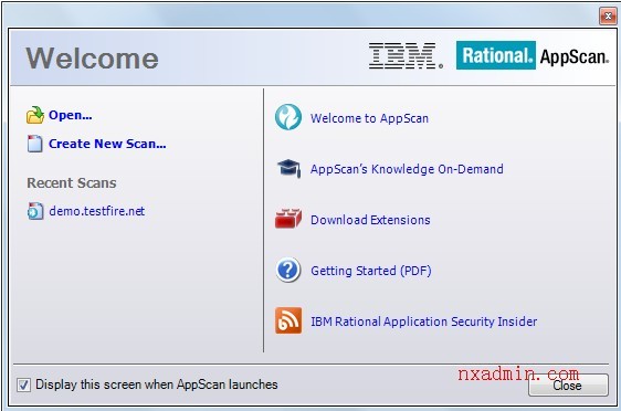 安全測(cè)試工具 IBM Rational AppScan 英文版使用詳細(xì)說(shuō)明(圖文)