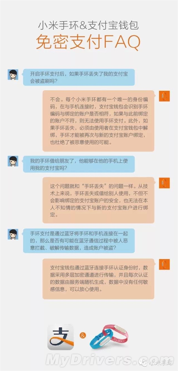 支付宝用小米手环实现1秒付款 附小米手环免密支付常见问题