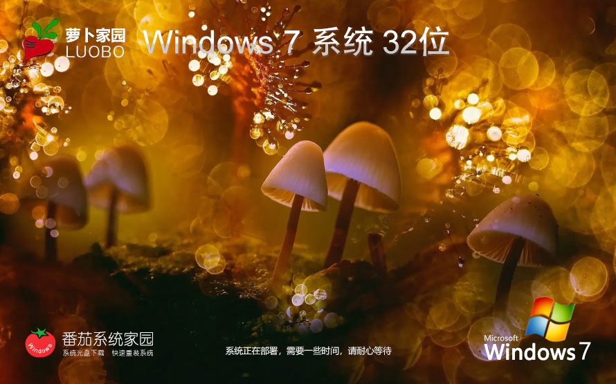 蘿卜家園win7純凈版 ghost系統(tǒng)下載 筆記本電腦專(zhuān)用 x86清爽版下載