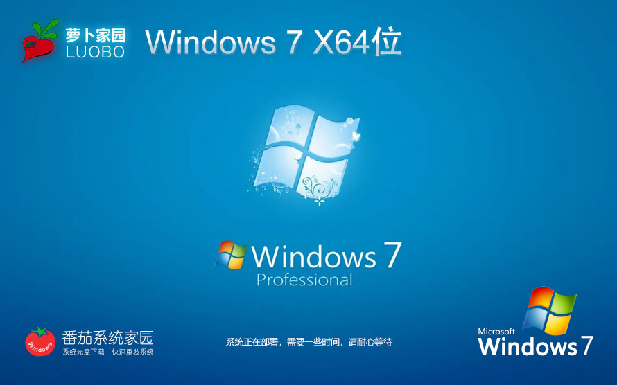 蘿卜家園Win7 64位旗艦內存優(yōu)化版