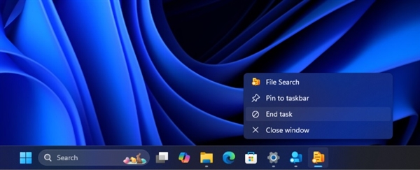 微軟Windows 11實用功能被挖出：任務欄圖標加上“結束任務”