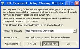 .NET Framework Cleanup Tool