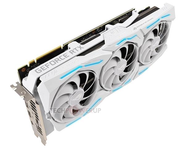 白色版的ROG Strix RTX 2080 Super顯卡來了：冰清玉潔