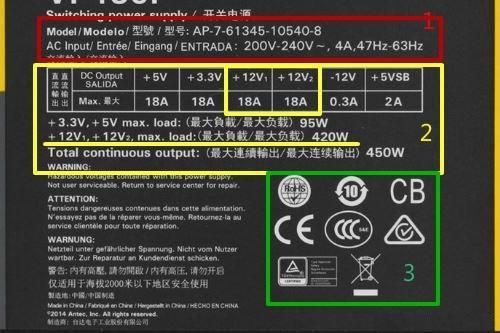 電源銘牌怎么看？拒絕虛標電腦電源銘牌知識掃盲