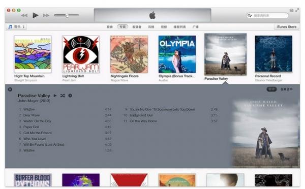 iTunes Mac版