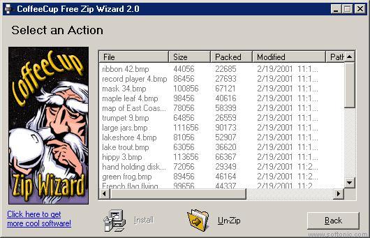 CoffeeCup Free Zip Wizard?3.0 CoffeeCup Free Zip Wizard?3.0